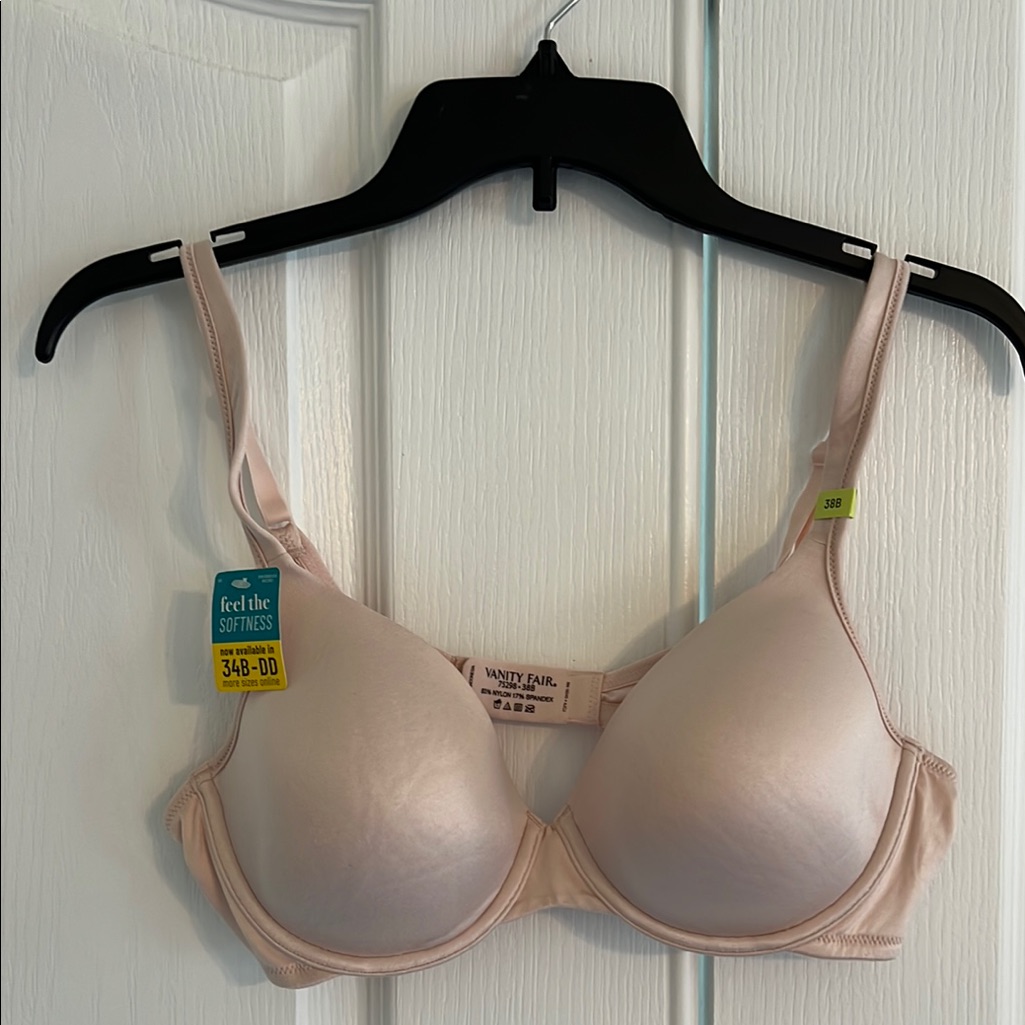 Brand New Soft Pink Vanity Fair TShirt Bra